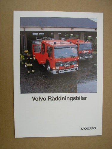 VOLVO Försäljningsbroschyr Räddningsbilar