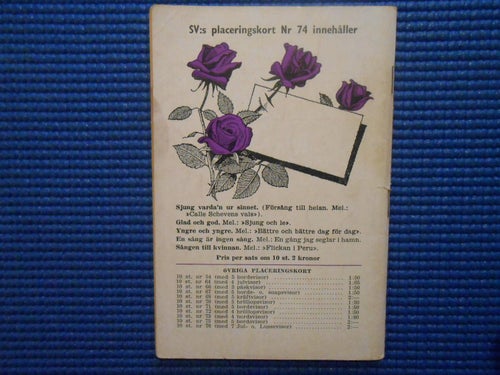 Svenska visförlaget Visor 1961