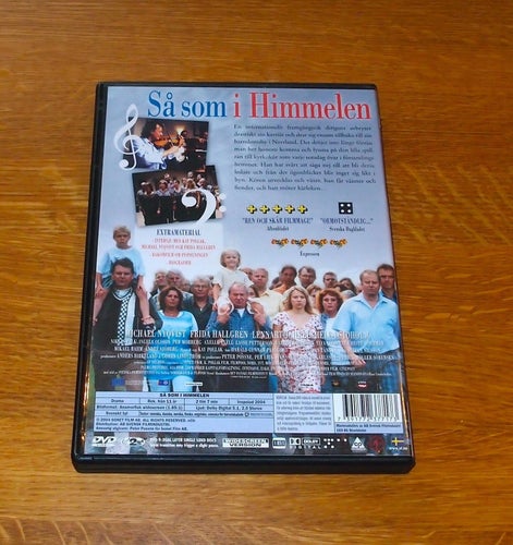 Så som i himmelen (2004) - DVD - SVENSK FILM