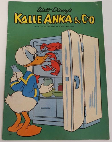 Kalle Anka & Co nr 43 1962 / Cark Barks / FN-