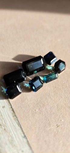 Naturligt Parti Blå Turmaliner 15.76Ct