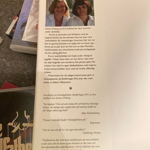 Nostalgiboken om Godis & Glass av Annica Triberg och Eva Kallhed, publicerad