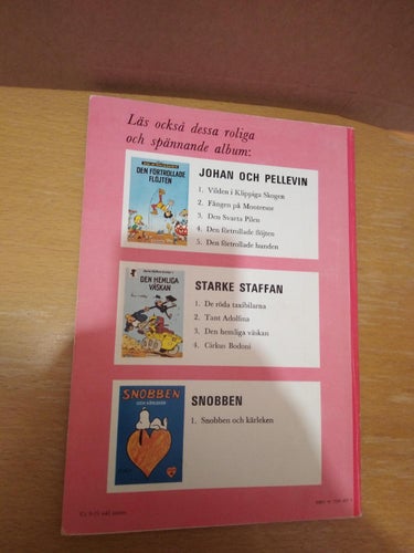 Starke Steffans äventyr 4 Cirkus Bodoni. 1:a upplagan. Very fine plus