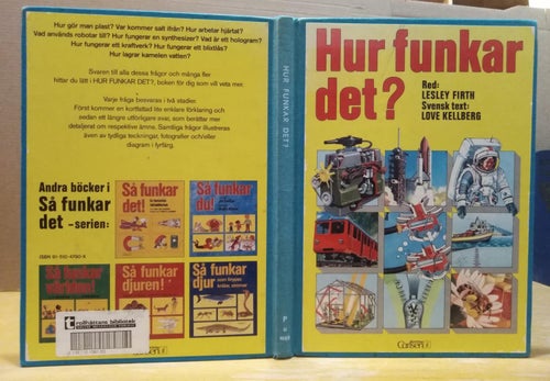 Hur funkar det? Red, Lesley Firth. Bok. Very Fine. BM
