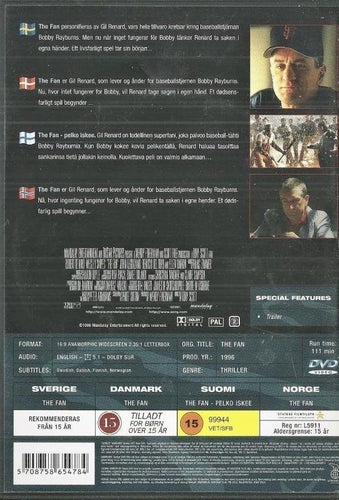 *** The Fan med Robert de Niro ***