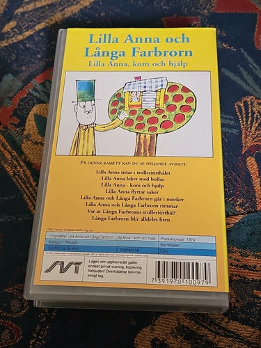 Lills Anna Och Långa Farbrorn - Lilla Anna Kom Och Hjälp VHS