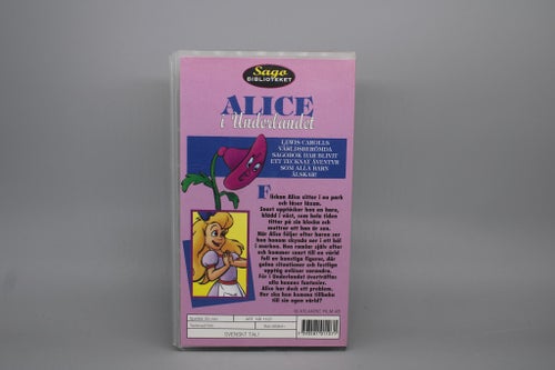 Alice i underlandet - Svenskt tal - Tecknat (VHS)