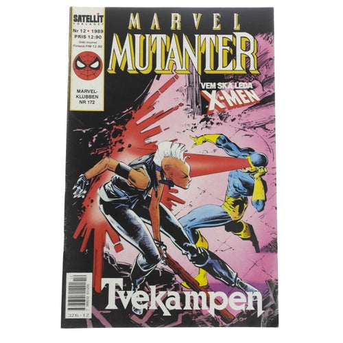 Marvel mutanter - 1989 - NR 12