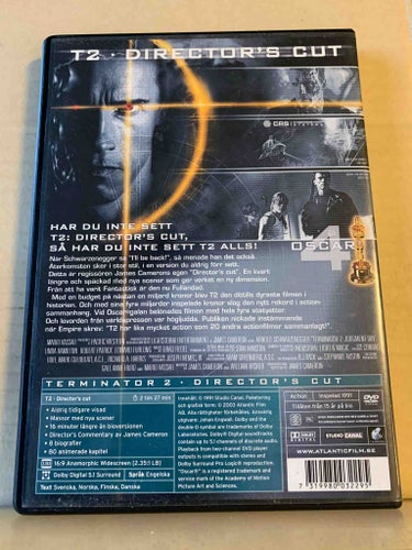 Terminator 2 judgment day, directors cut, dvd