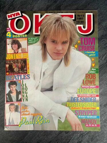 Tidningen OKEJ ! Nr 13 - 1987.