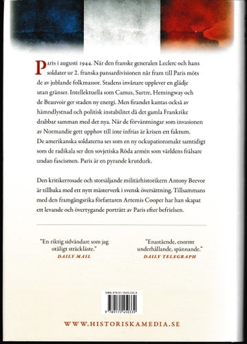 Paris Efter Befrielsen 1944-49 - Antony Beevor & Artemis Cooper. WW2