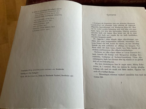 KUNG MÄRTA av Ebba L. Lewenhaupt, 1960