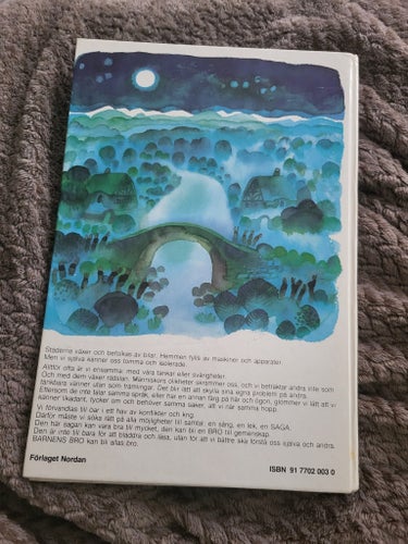 Bok Barnbok Barnens bro av Max Bolliger, 1979