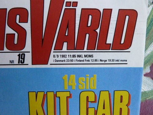 TEKNIKENS VÄRLD, NR19, 1982,