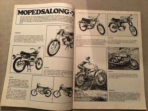 Allt om Mc Nr 6 1975 SPEEDWAY,SIDOVAGNSCROSS,MOPED ZUNDAPP MONARK,CROSS,