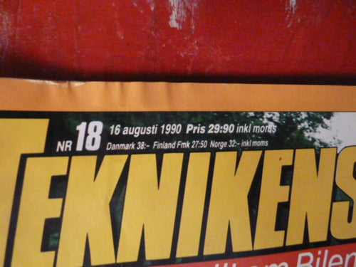 TEKNIKENS VÄRLD, NR 18, 1990, TIDNING