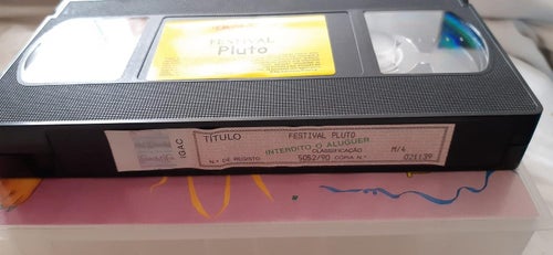 Walt Disney Festival Pluto VHS PAL tecknad barn film Portugisiskt tal