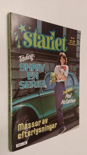 Starlet 1982 nr 36 Idolbild Paul McCartney, Leo Sayer, Daniel J. Travanti. VG+