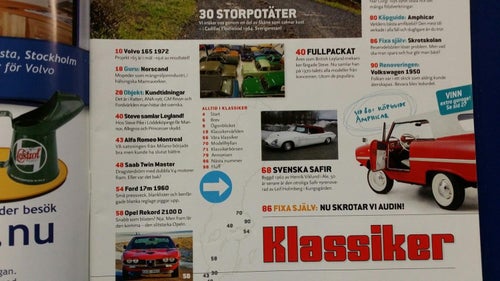 Klassiker nr 5 2012: VW Typ 1 1950, Volvo 165, Leyland, Alfa Montreal, Ford 17M