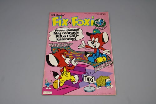 Fix & Foxi Nr Nr 8 1980 Inkl Presentbilaga i toppskick!
