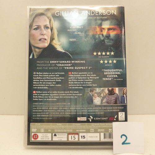 The Fall - Gillian Andersson Region 2, DVD-box, Svensk text, Fint skick