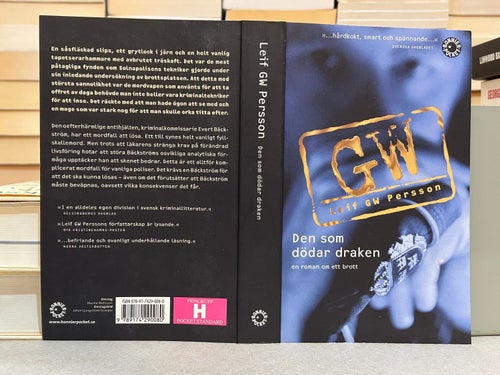 Den som dödar draken av Leif G. W. Persson, bok, Fine
