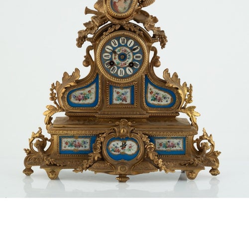 Antik Fransk Mantel Klocka