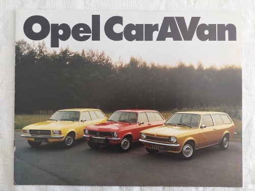 Opel Caravan Rekord Ascona Kadett 1975 ..