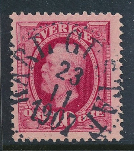 F54 Karl Gustaf 23.11.07 N(P)/Vg (Postal 100 kr)