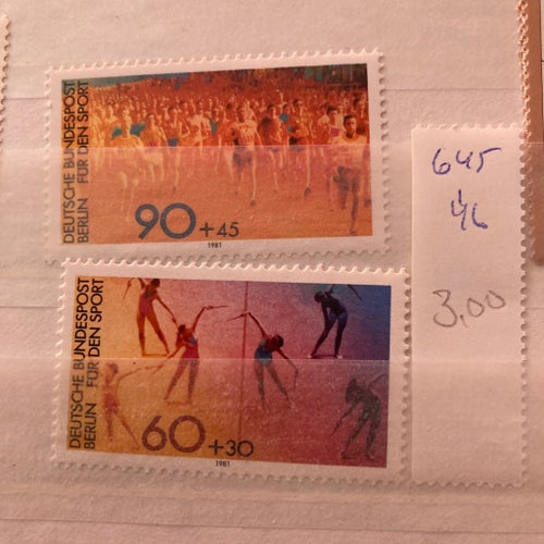Berlin 645-46 postfriskt Mi 3,00 e