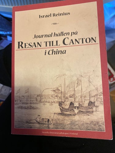 1745-1748 Journal hållen på Resan till Canton i China av Israel Reinius, 1939
