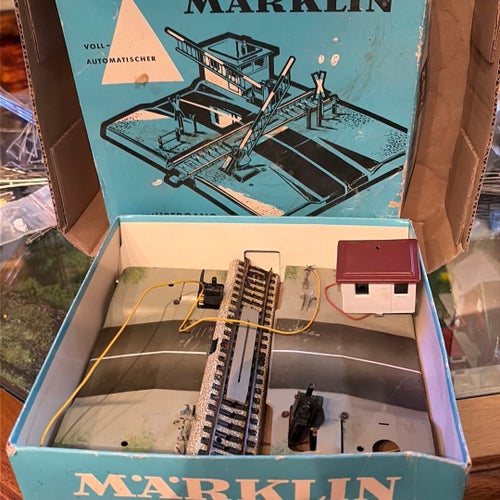 Märklin 7192 Defekt Modelljärnväg Tillbehör - Automatisk Järnvägsövergång
