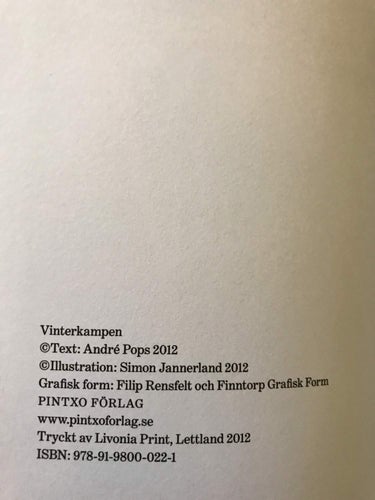 VINTERKAMPEN André Pops Simon Jannerland 2012