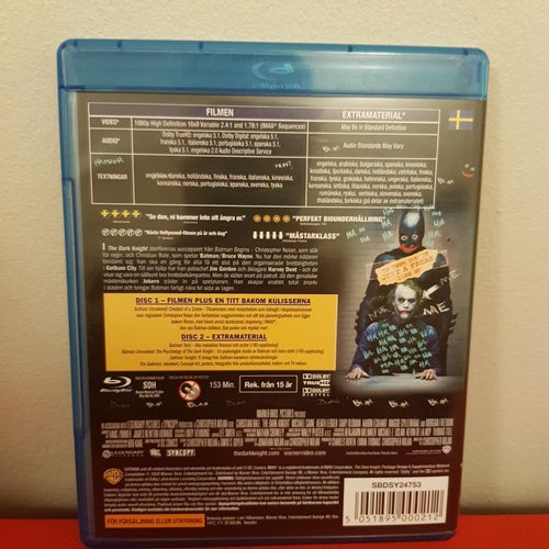 Blu-ray - The Dark Knight Två Disc Special - Heath Ledger - Repfri