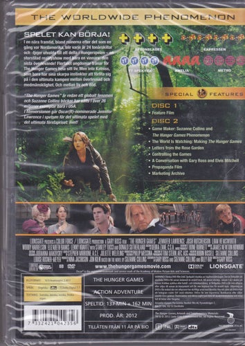 DVD / The Hunger Games / 2-disc Special Edition / Ny & Inplastad