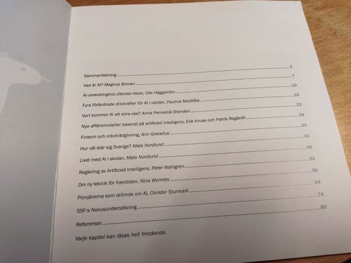 Stiftelsen för Strategisk Forskning livet med A1. Bok. Very Fine plus