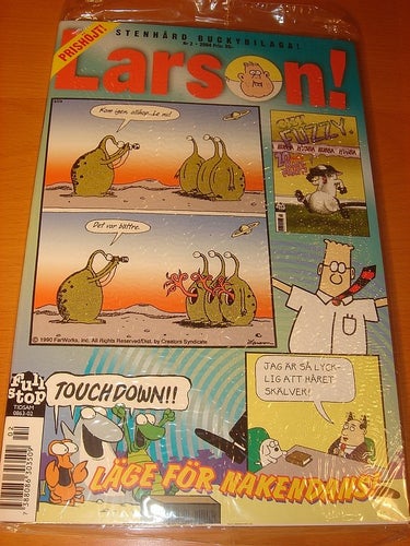 LARSON (svensk) NY OLÄST Nr 2 2004 Bilaga Get Fuzzy