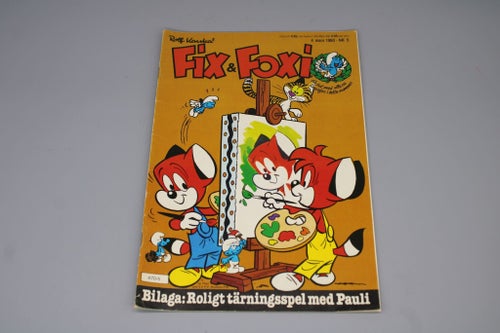 Fix & Foxi Nr 4 1980 Inkl Presentbilaga i toppskick!