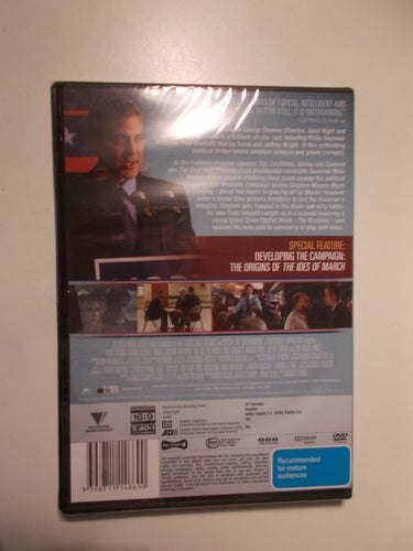 THE IDES OF MARCH (2011) Inplastad DVD Australien Ryan Goslin George Clooney