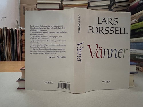 Vänner av Lars Forssell. Bok. Very good plus