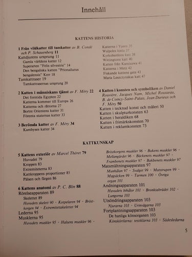 Bok 1981 Forums Kattbok Historia, raser, skötsel Bredd 17,3 cm Höjd 24 cm