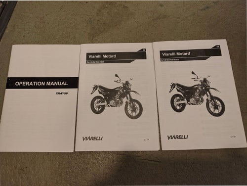 Viarelli Motard Användarhandbok