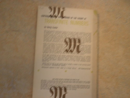 Contributions to the Founding of the Theory of Transfinite Numbers by Georg