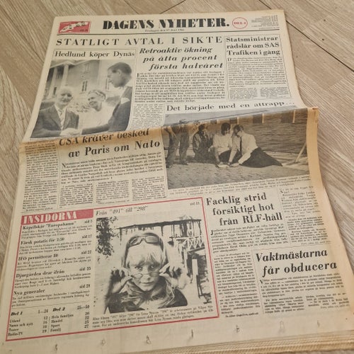 Dagens Nyheter från 1966