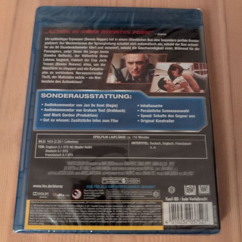 Ny och inplastad | Speed (Blu-ray) - Keanu Reeves