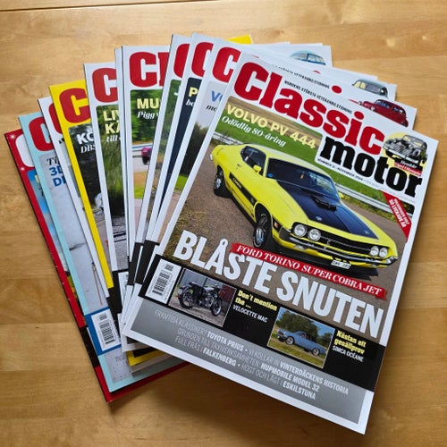 Classic Motor ~ nästan hela årgång 2024 ~ veteranbilar klassiska bilar
