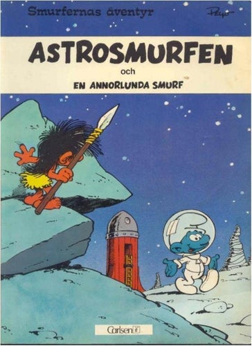 Astrosmurfen - Carlsen 1:sta upplagan 1976 - Läsex.