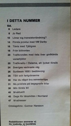 Motor nr 19 1977: Volkswagen Derby, Sunbeam 1600