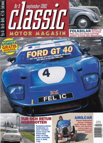 Classic 2002-9 VW Typ 1.Ford Popular.Jawa 53.Grålle.GT40.Vespa