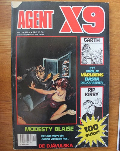 AGENT X9 1989 NR 1